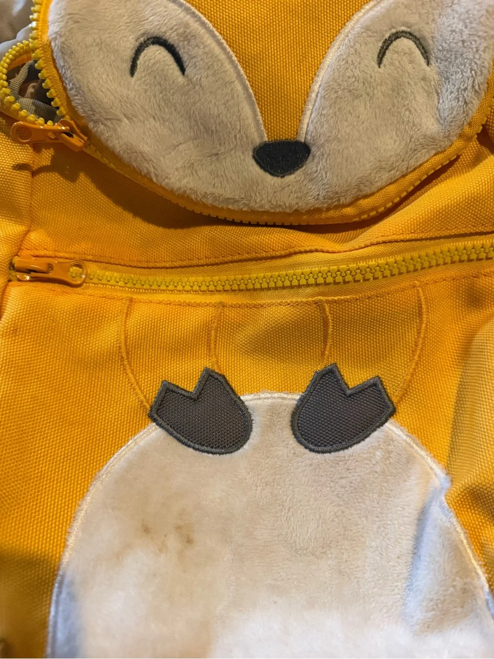 Kids Yellow Fox Backpack by